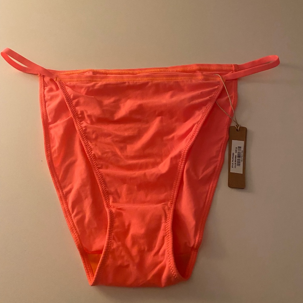 NWT- Skims Strap Brief in Neon Orange
